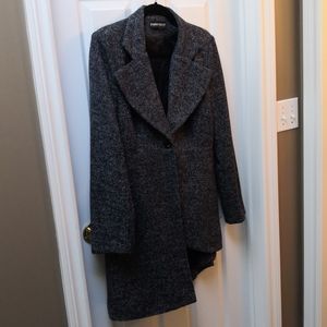 Paolo Tricot Tweed Coat, sz L